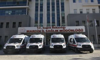 Mardin’e 10 ambulans daha hizmete girdi